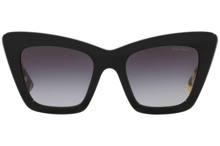 Okulary przeciwsłoneczne Miu Miu MU01WS 1AB5D1 Kocie oczy Czarne