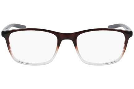 Okulary korekcyjne Nike 7129 203 Kwadratowe Brązowe