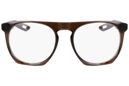 Okulary korekcyjne Nike 7305 090 Kwadratowe Brązowe
