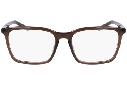 Okulary korekcyjne Nike 7256 090 Kwadratowe Brązowe