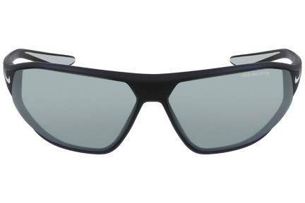 Okulary przeciwsłoneczne Nike Aero Swift DQ0803 410 Prostokątne Niebieskie