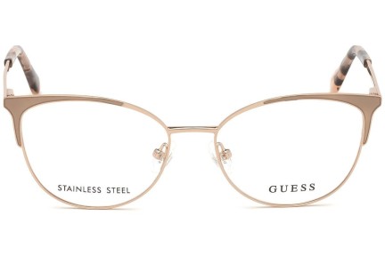 Okulary korekcyjne Guess GU2704 074 Kocie oczy Złote