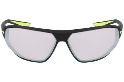 Okulary przeciwsłoneczne Nike Aero Swift E DQ0992 012 Prostokątne Czarne