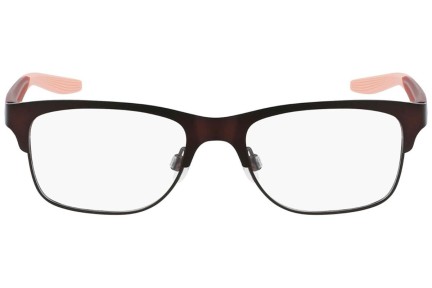 Okulary korekcyjne Nike 5590 202 Prostokątne Brązowe