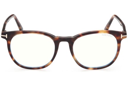 Okulary korekcyjne Tom Ford FT5754-B 053 Okrągłe Havana
