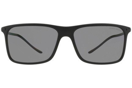 Okulary przeciwsłoneczne Giorgio Armani AR8034 504281 Polarized Kwadratowe Czarne