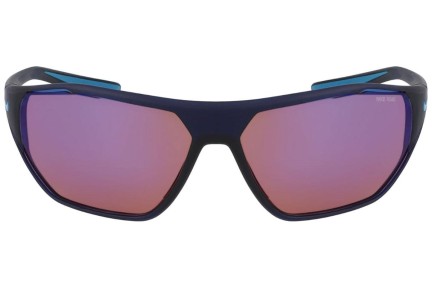 Ochelari de soare Nike Aero Drift E DQ0999 410 Dreptunghiulari Albaștri