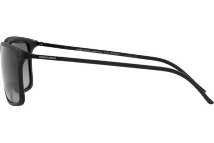 Okulary przeciwsłoneczne Giorgio Armani AR8034 5042T3 Polarized Kwadratowe Czarne