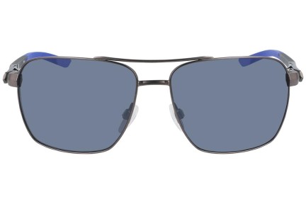 Okulary przeciwsłoneczne Nike Club Premier DQ0798 993 Kwadratowe Srebrne