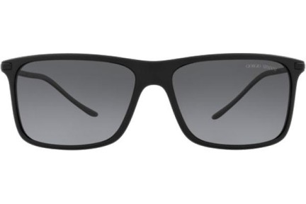 Okulary przeciwsłoneczne Giorgio Armani AR8034 5042T3 Polarized Kwadratowe Czarne