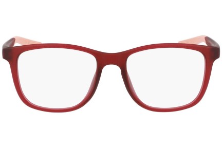 Okulary korekcyjne Nike 5047 605 Prostokątne Czerwone