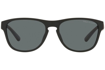 Ochelari de soare Polo Ralph Lauren PH4180U 537581 Polarized Pătrați Negri