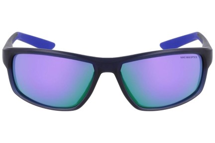 Okulary przeciwsłoneczne Nike Rabid 22 M DV2153 451 Prostokątne Niebieskie