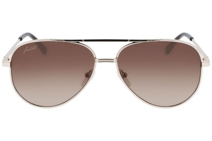 Okulary przeciwsłoneczne Lacoste L233S 714 Pilotki (Aviator) Złote