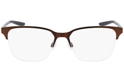 Okulary korekcyjne Nike 8049 215 Browline Brązowe