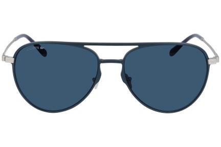 Okulary przeciwsłoneczne Lacoste L243SE 424 Pilotki (Aviator) Niebieskie
