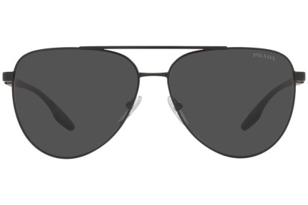 Okulary przeciwsłoneczne Prada Linea Rossa PS52WS 1BO06F Pilotki (Aviator) Czarne