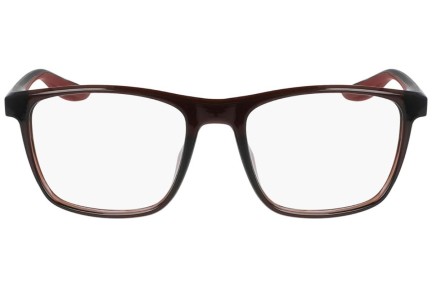 Okulary korekcyjne Nike 7038 201 Kwadratowe Brązowe