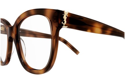 Okulary korekcyjne Saint Laurent SLM97 003 Kwadratowe Havana