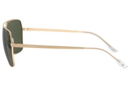 Okulary przeciwsłoneczne Giorgio Armani AR6105 30029A Polarized Prostokątne Złote