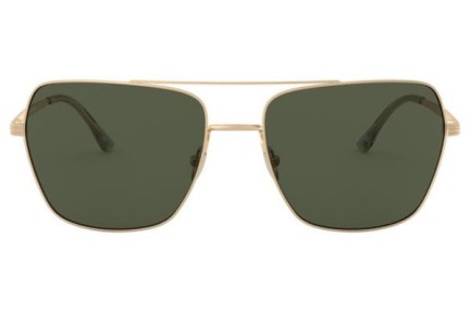 Okulary przeciwsłoneczne Giorgio Armani AR6105 30029A Polarized Prostokątne Złote