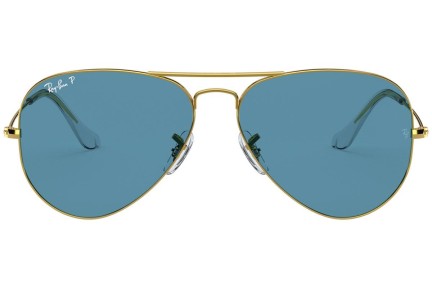 Ochelari de soare Ray-Ban Aviator RB3025 9196S2 Polarized Pilot Aurii
