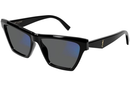 Okulary przeciwsłoneczne Saint Laurent SLM103 004 blue-light [non-prescription] Kwadratowe Czarne