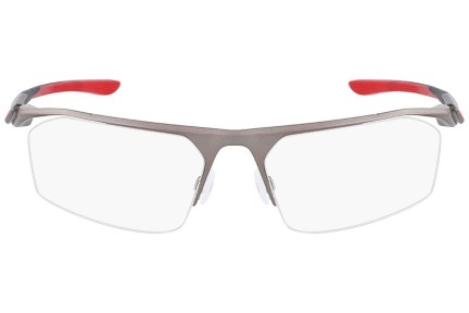 Okulary korekcyjne Nike 8050 065 Prostokątne Srebrne
