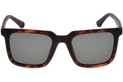 Okulary przeciwsłoneczne Police Ocean 1 SPLF15 Q72P Polarized Kwadratowe Havana