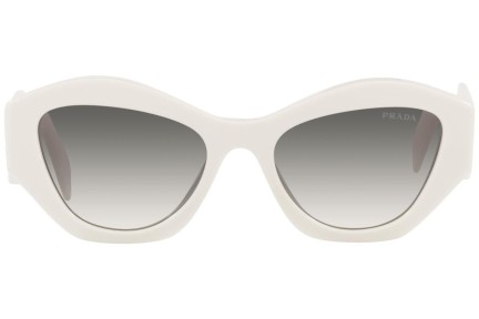 Ochelari de soare Prada PR07YS 142130 Cat Eye Albi