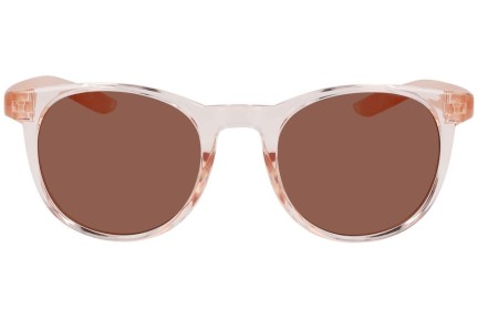 Okulary przeciwsłoneczne Nike Horizon Ascent DJ9920 664 Okrągłe Beżowe