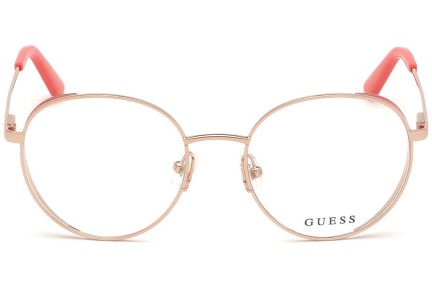 Okulary korekcyjne Guess GU2700 028 Okrągłe Złote