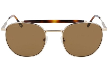 Okulary przeciwsłoneczne Lacoste L241S 714 Okrągłe Złote