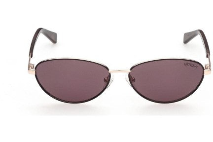 Okulary przeciwsłoneczne Guess GU8230 33E Owalne Złote