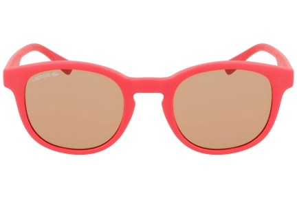 Okulary przeciwsłoneczne Lacoste L3644S 615 Okrągłe Czerwone