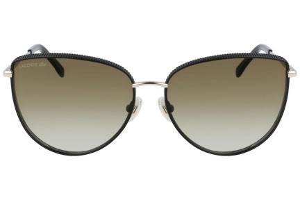 Okulary przeciwsłoneczne Lacoste L230S 002 Kocie oczy Czarne