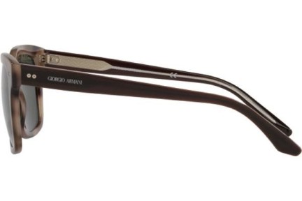 Okulary przeciwsłoneczne Giorgio Armani AR8138 573431 Kwadratowe Havana