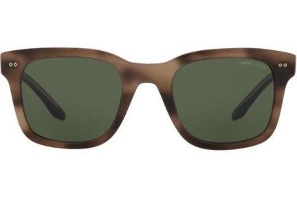 Okulary przeciwsłoneczne Giorgio Armani AR8138 573431 Kwadratowe Havana