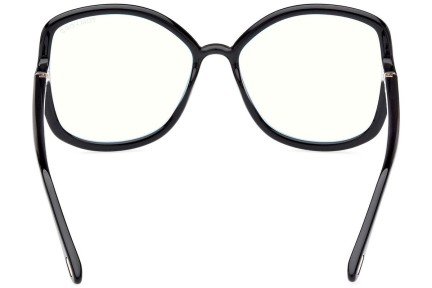 Okulary korekcyjne Tom Ford FT5845-B 001 Kwadratowe Czarne