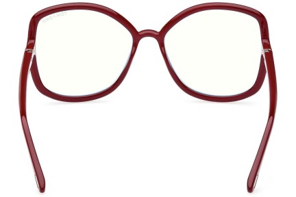 Okulary korekcyjne Tom Ford FT5845-B 074 blue-light [non-prescription] Kwadratowe Różowe