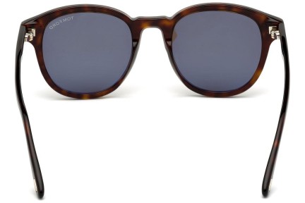 Okulary przeciwsłoneczne Tom Ford FT0752 52N Okrągłe Havana