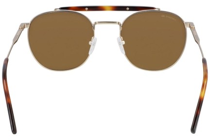 Okulary przeciwsłoneczne Lacoste L241S 714 Okrągłe Złote