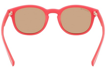 Okulary przeciwsłoneczne Lacoste L3644S 615 Okrągłe Czerwone