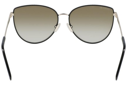Okulary przeciwsłoneczne Lacoste L230S 002 Kocie oczy Czarne