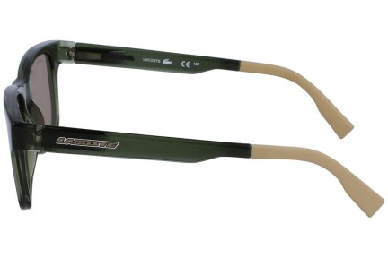 Okulary przeciwsłoneczne Lacoste L3656S 317 Prostokątne Zielone