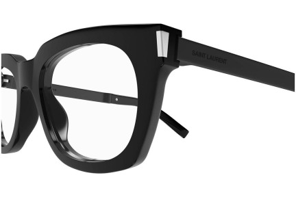 Okulary korekcyjne Saint Laurent SL583 001 Prostokątne Czarne