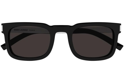 Okulary przeciwsłoneczne Saint Laurent SL581 001 Prostokątne Czarne