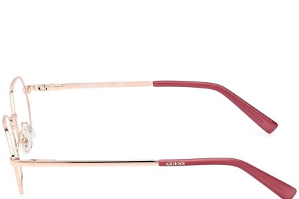 Okulary korekcyjne Guess GU8283 028 Prostokątne Złote
