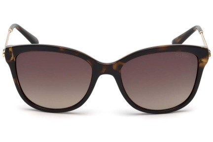 Okulary przeciwsłoneczne Guess GU7469 52F Kwadratowe Havana