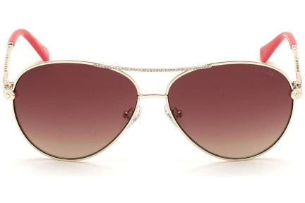Okulary przeciwsłoneczne Guess GU7470-S 32T Pilotki (Aviator) Złote